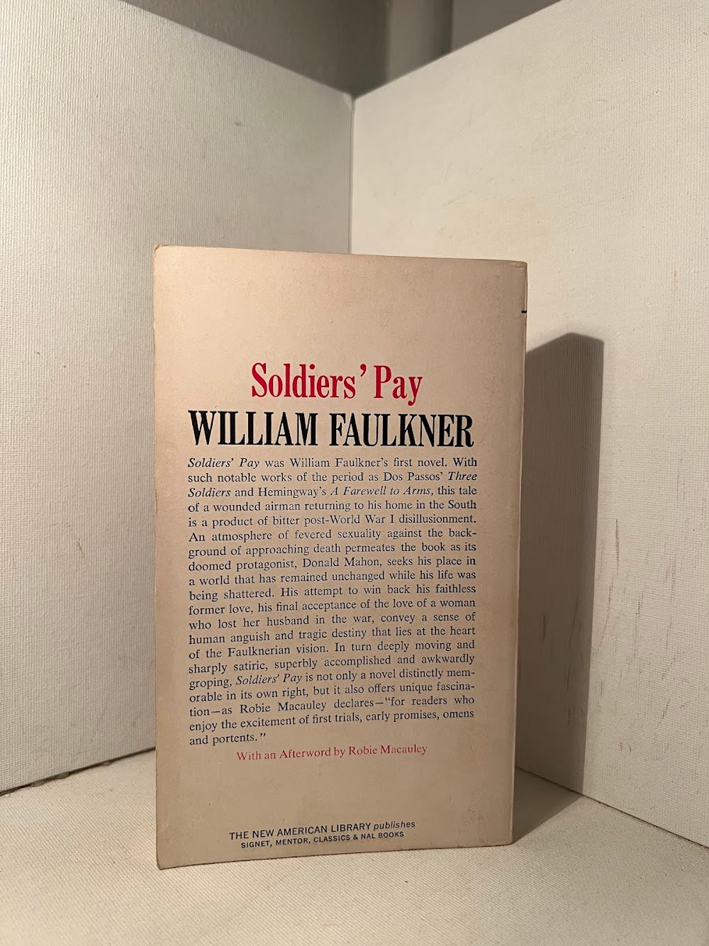Soldier's Pay by William Faulkner