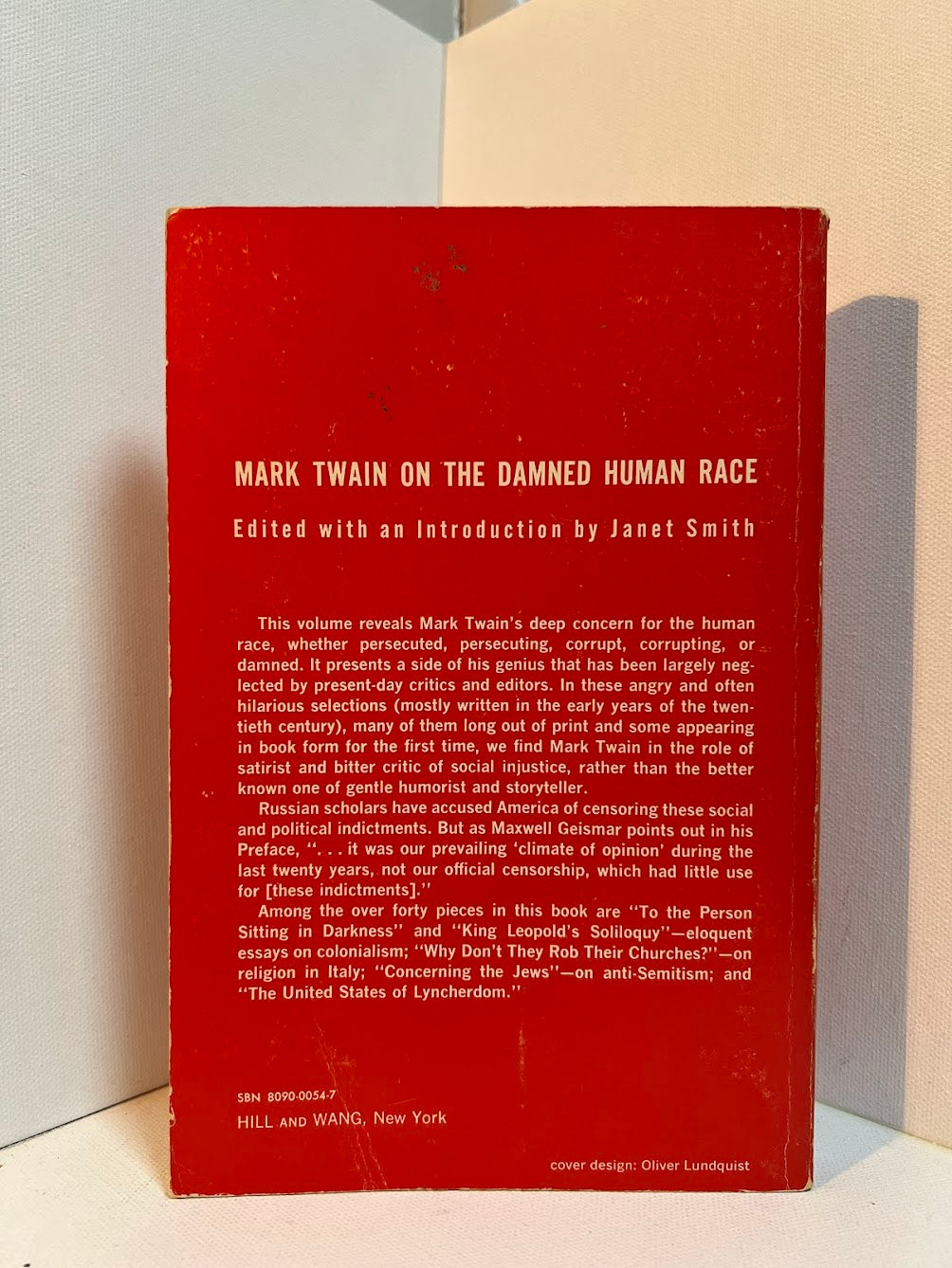 Mark Twain On the Damned Human Race