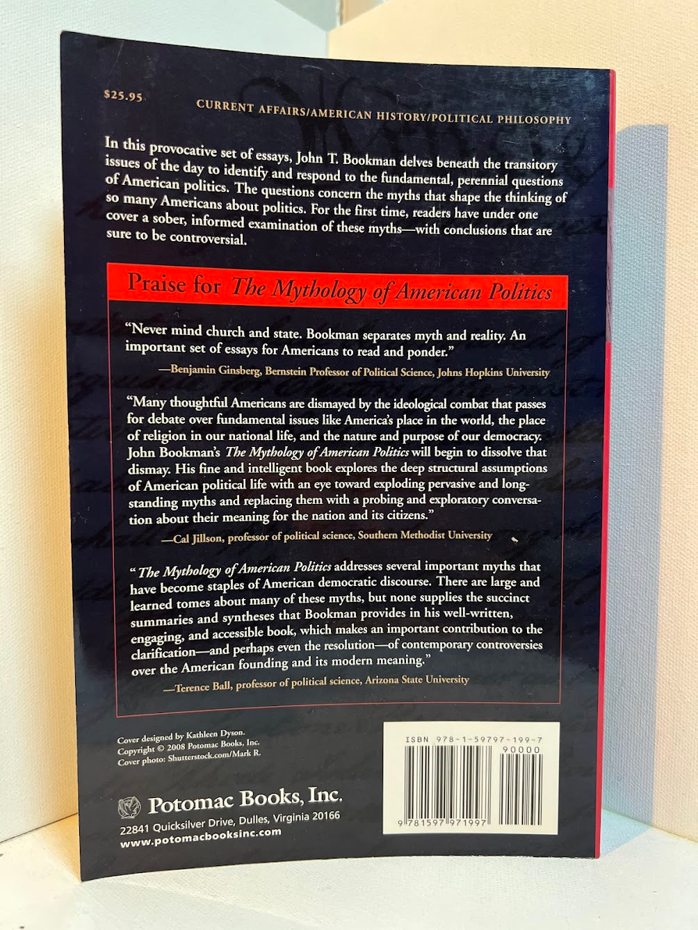 The Mythology of American Politics by John T. Bookman