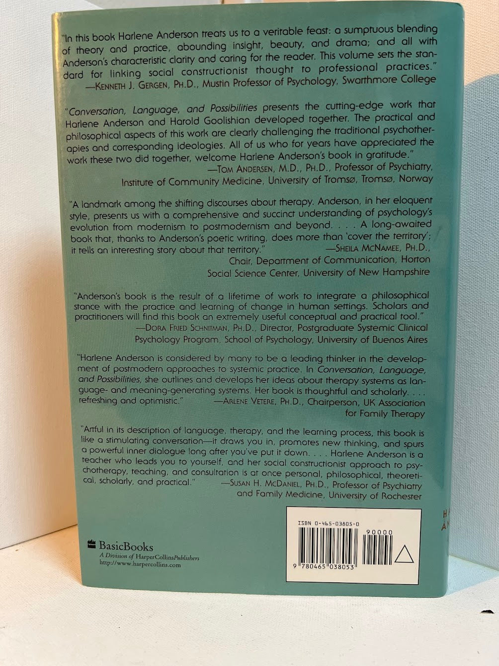 Conversation, Language, and Possibilities - A Postmodern Approach to Therapy by Harlene Anderson