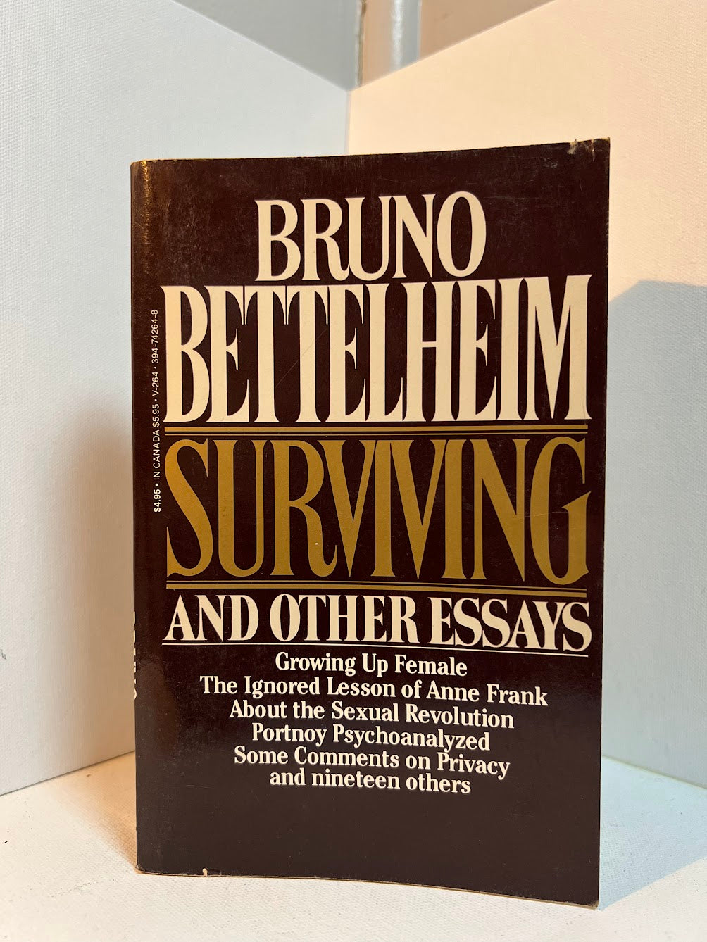 Surviving and Other Essays by Bruno Bettelheim