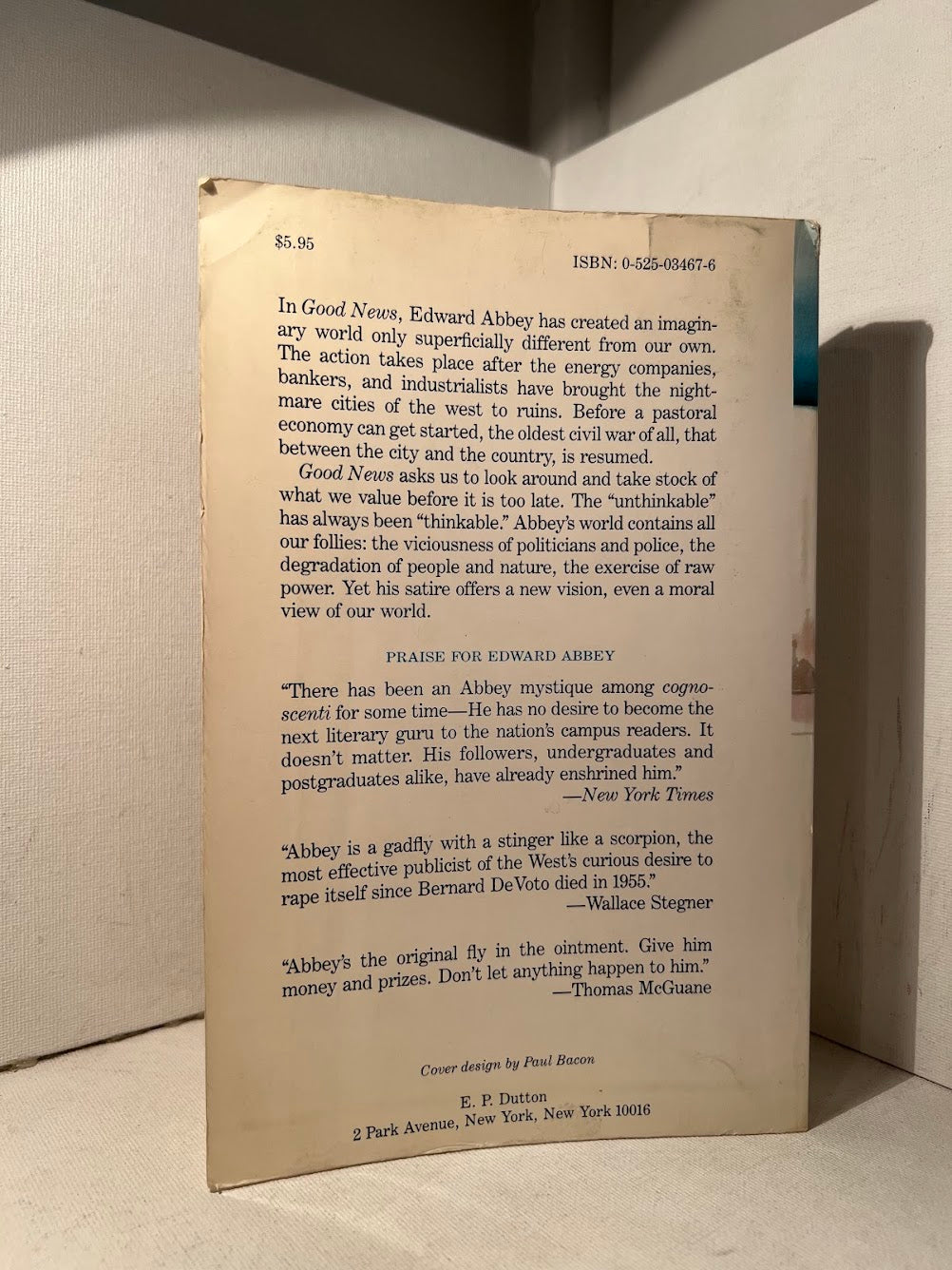 Good News by Edward Abbey