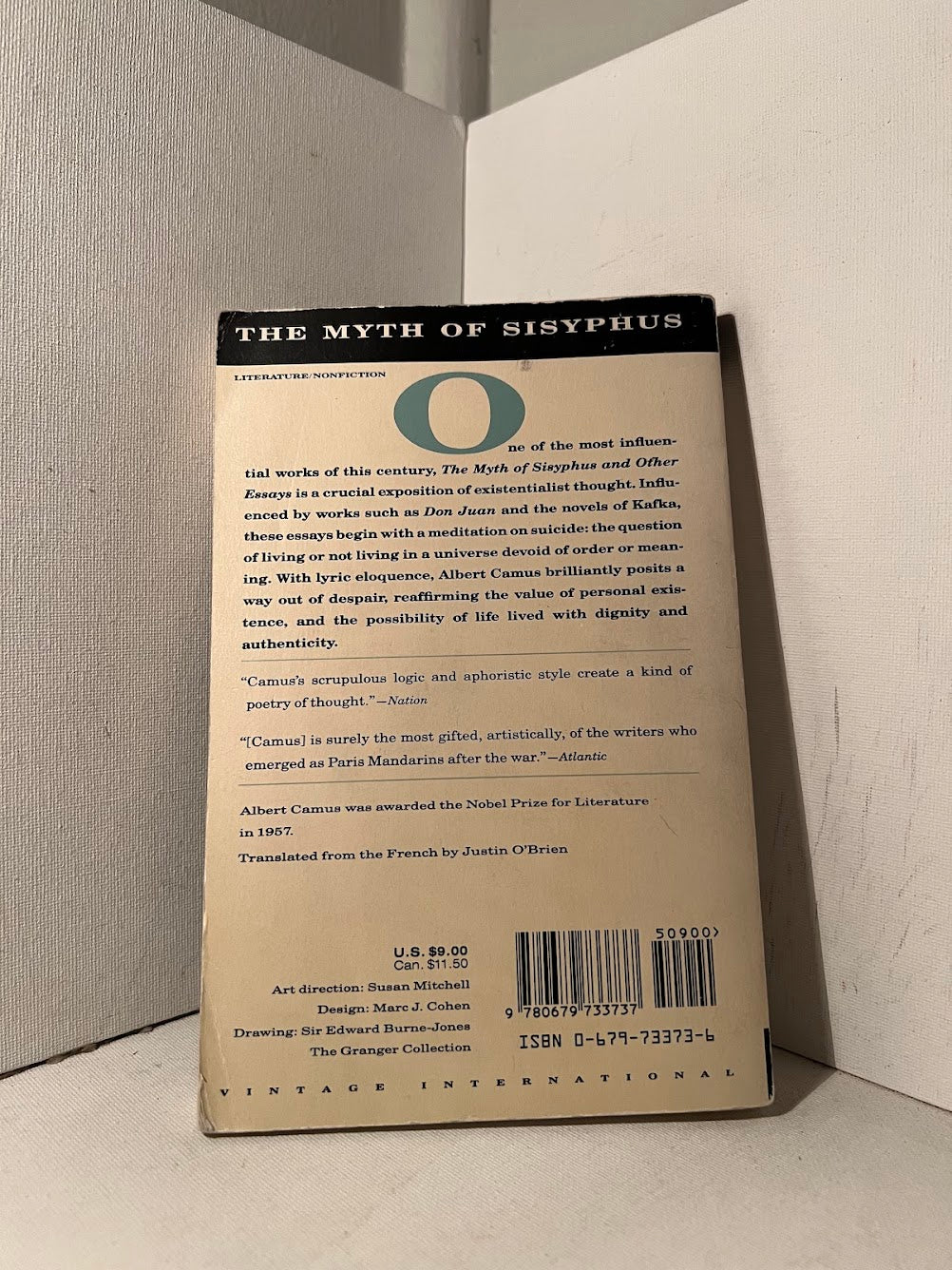 The Myth of Sisyphus and Other Essays by Albert Camus