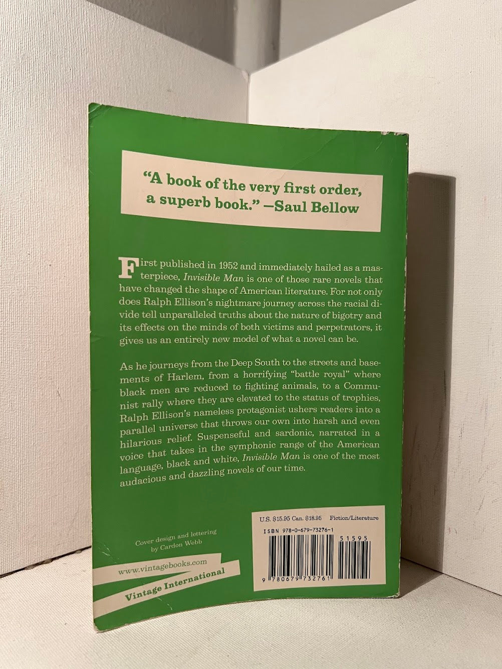 Invisible Man by Ralph Ellison