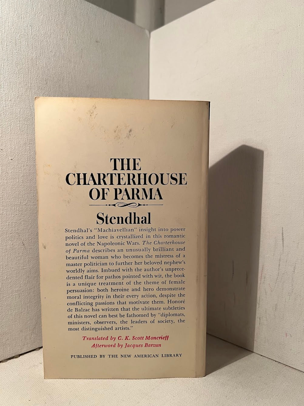 The Charterhouse of Parma by Stendhal