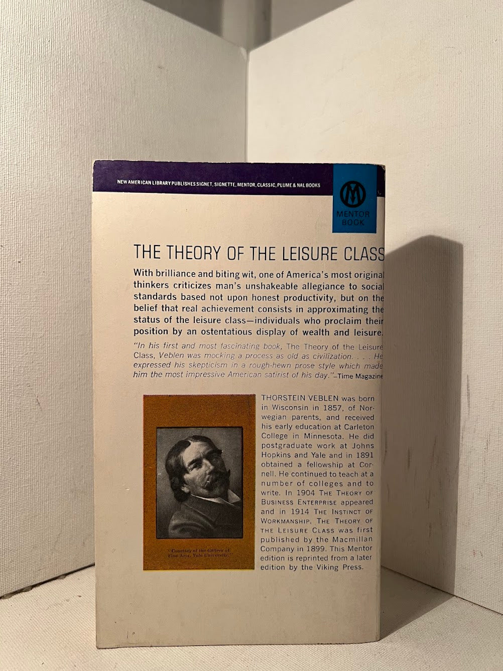 The Theory of the Leisure Class by Thorstein Veblen