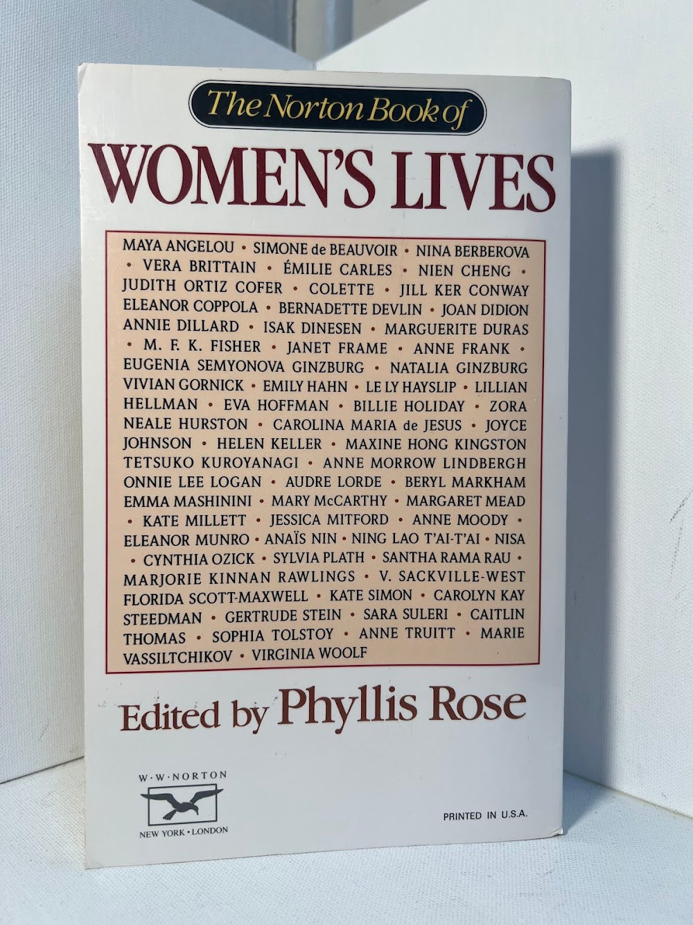 Women's Lived edited by Phyllis Rose