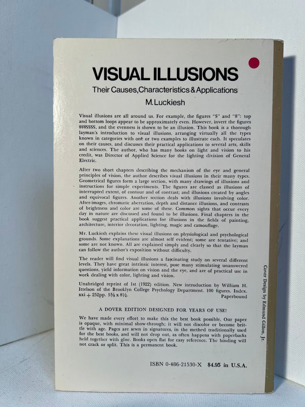 Visual Illusions by M. Luckiesh