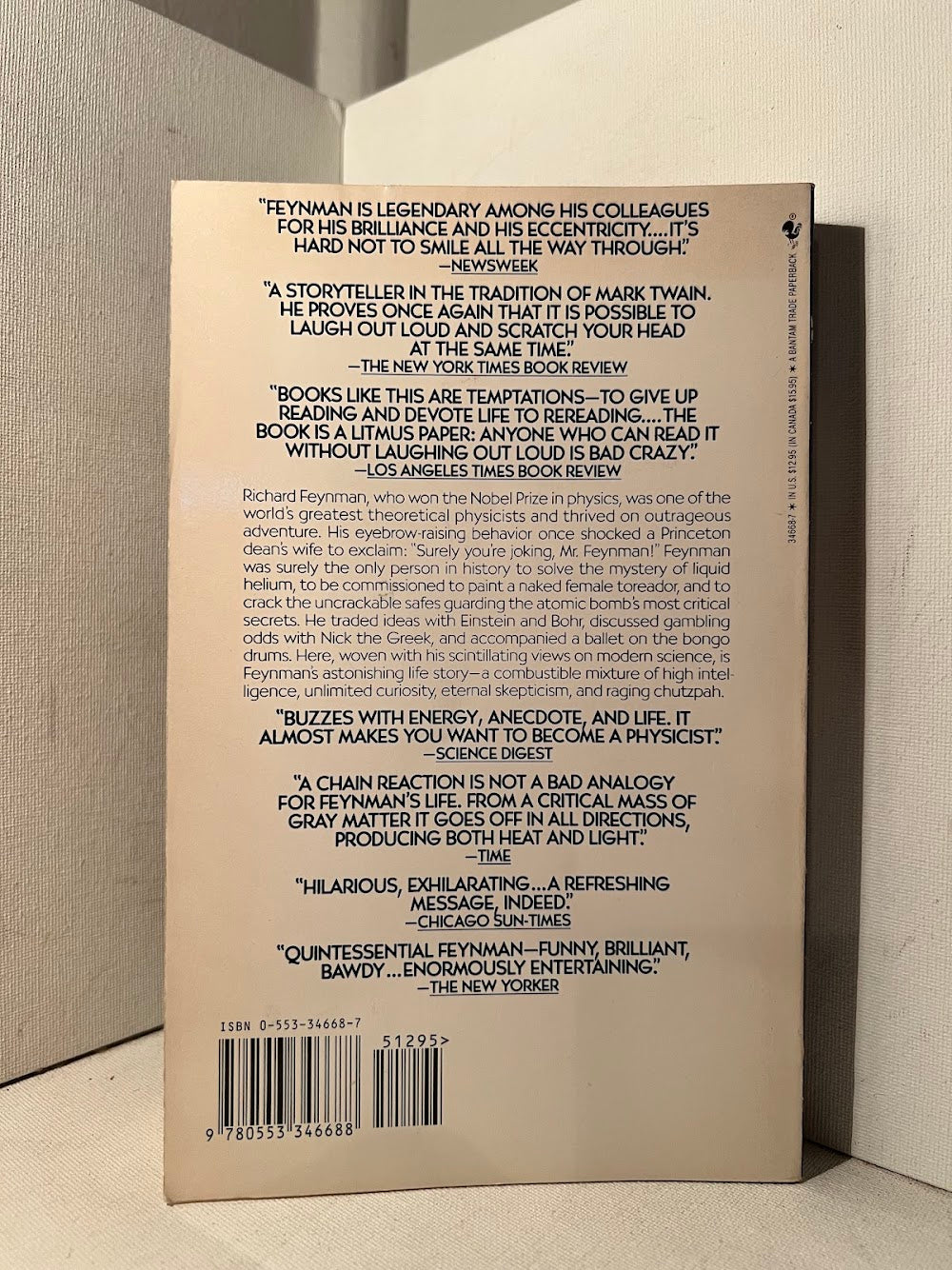 Surely You're Joking, Mr. Feynman! by Richard P. Feynman