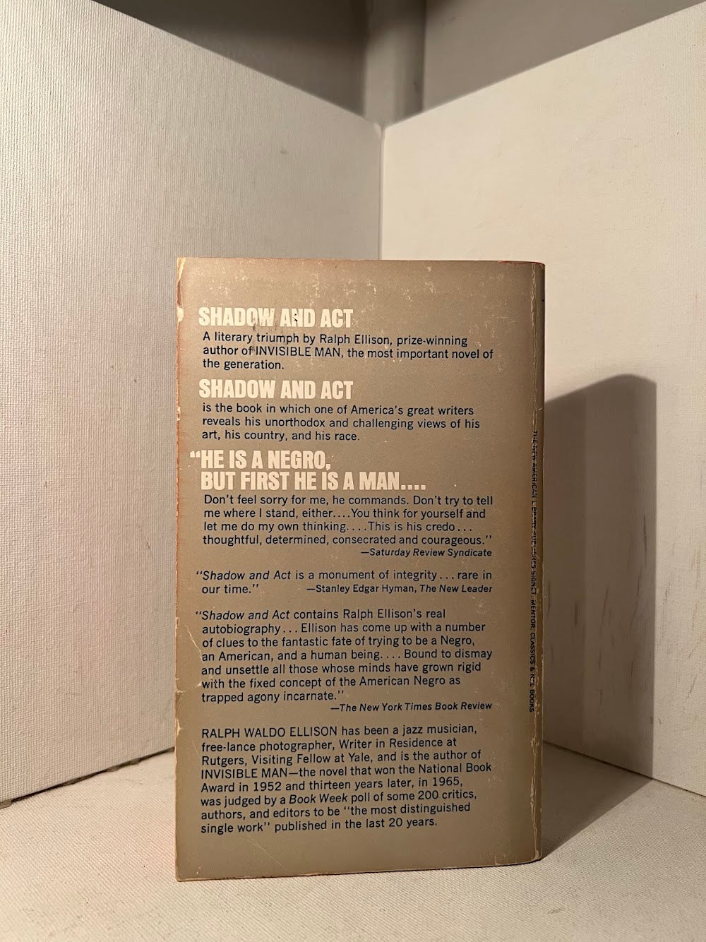 Shadow and Act by Ralph Ellison