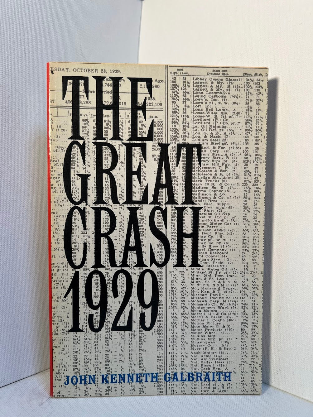 The Great Crash 1929 by John Kenneth Galbraith