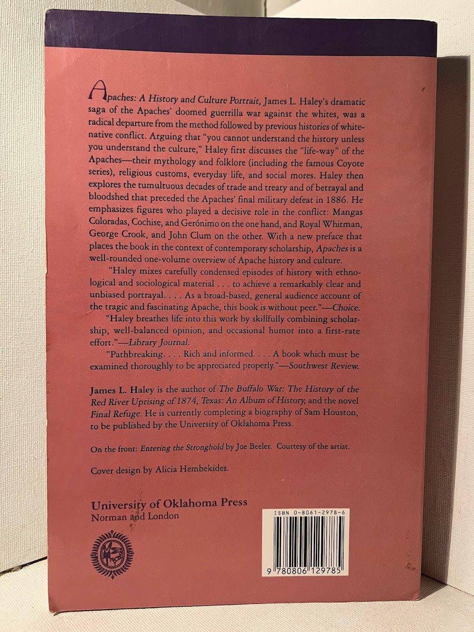 Apaches: A History and Culture Portrait by James L. Haley