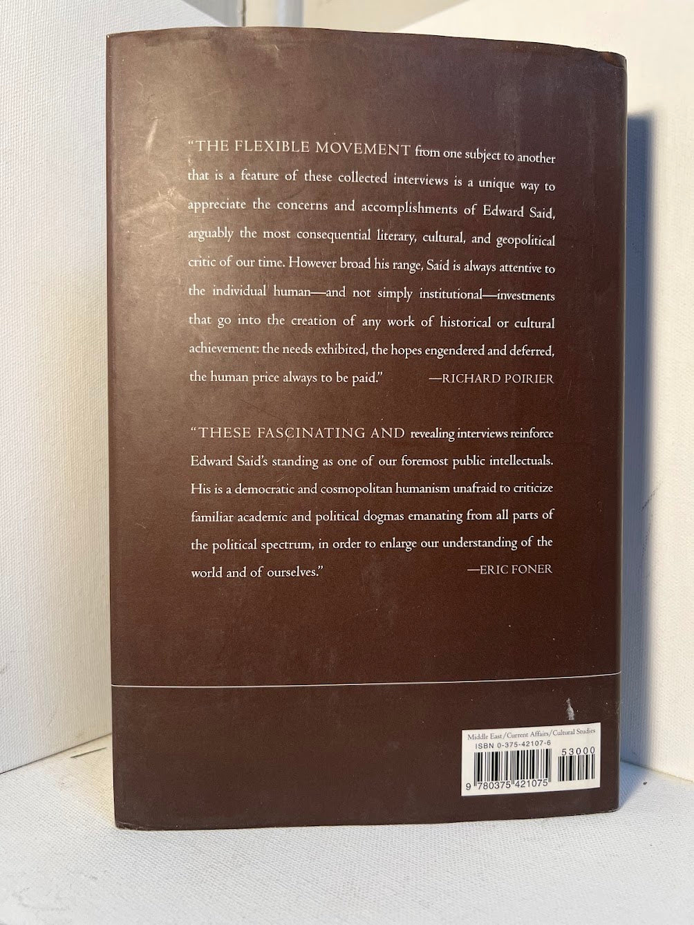 Power, Politics, and Culture - Interviews with Edward W. Said