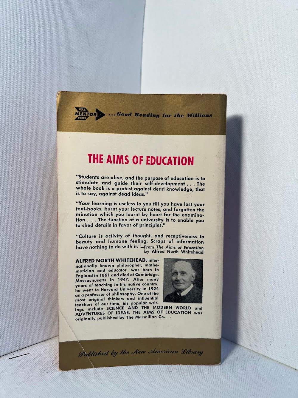 The Aims of Education by Alfred North Whitehead