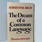 The Dream of a Common Language by Adrienne Rich