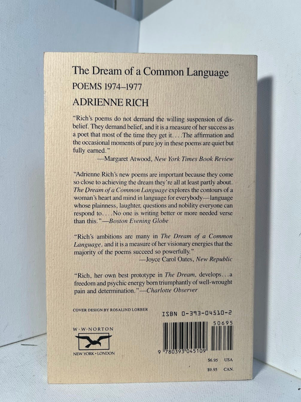 The Dream of a Common Language by Adrienne Rich