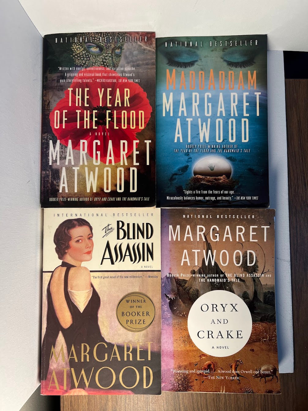 Set of 4 Novels by Margaret Atwood