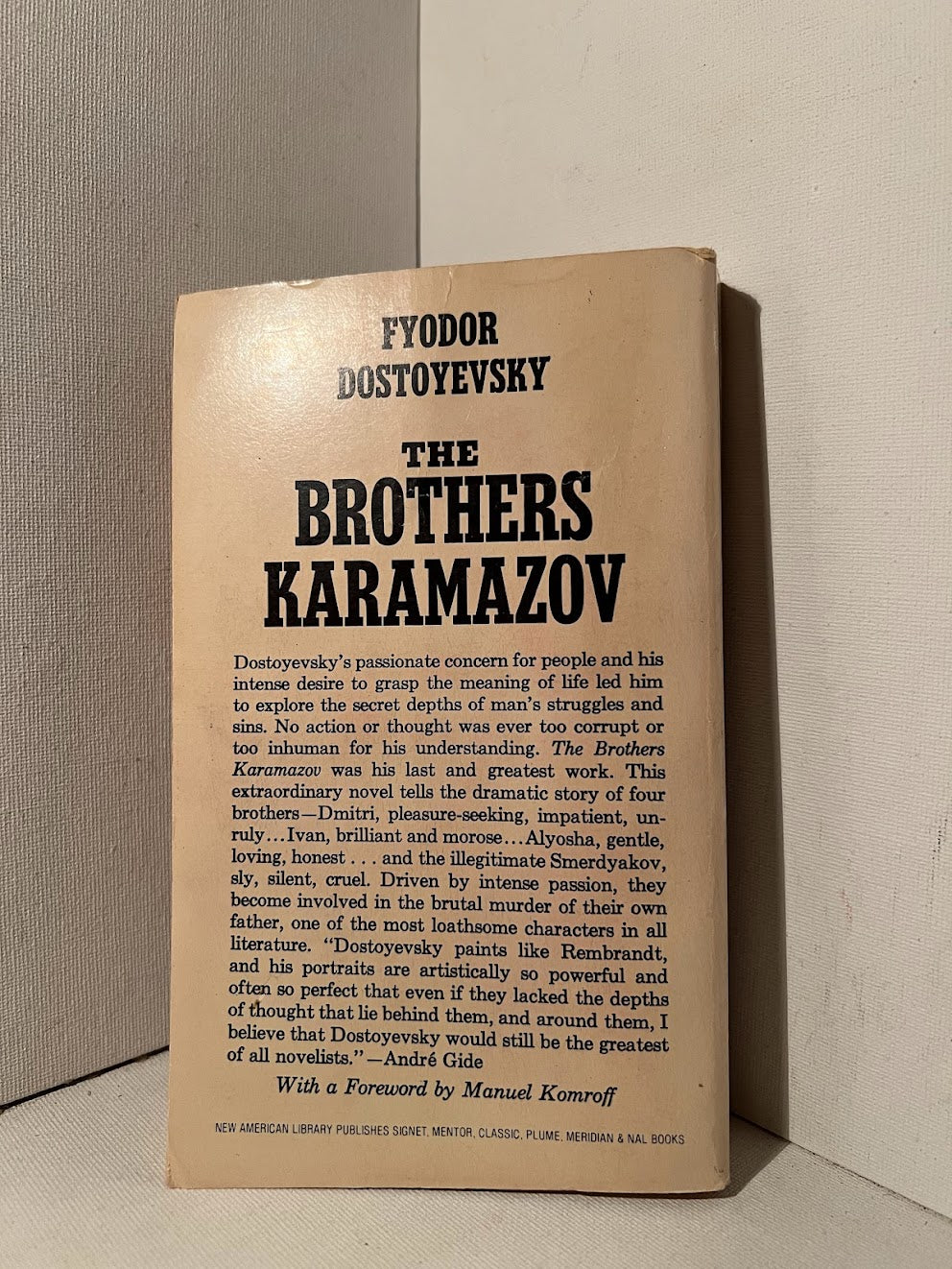 The Brothers Karamazov by Fyodor Dostoyevsky