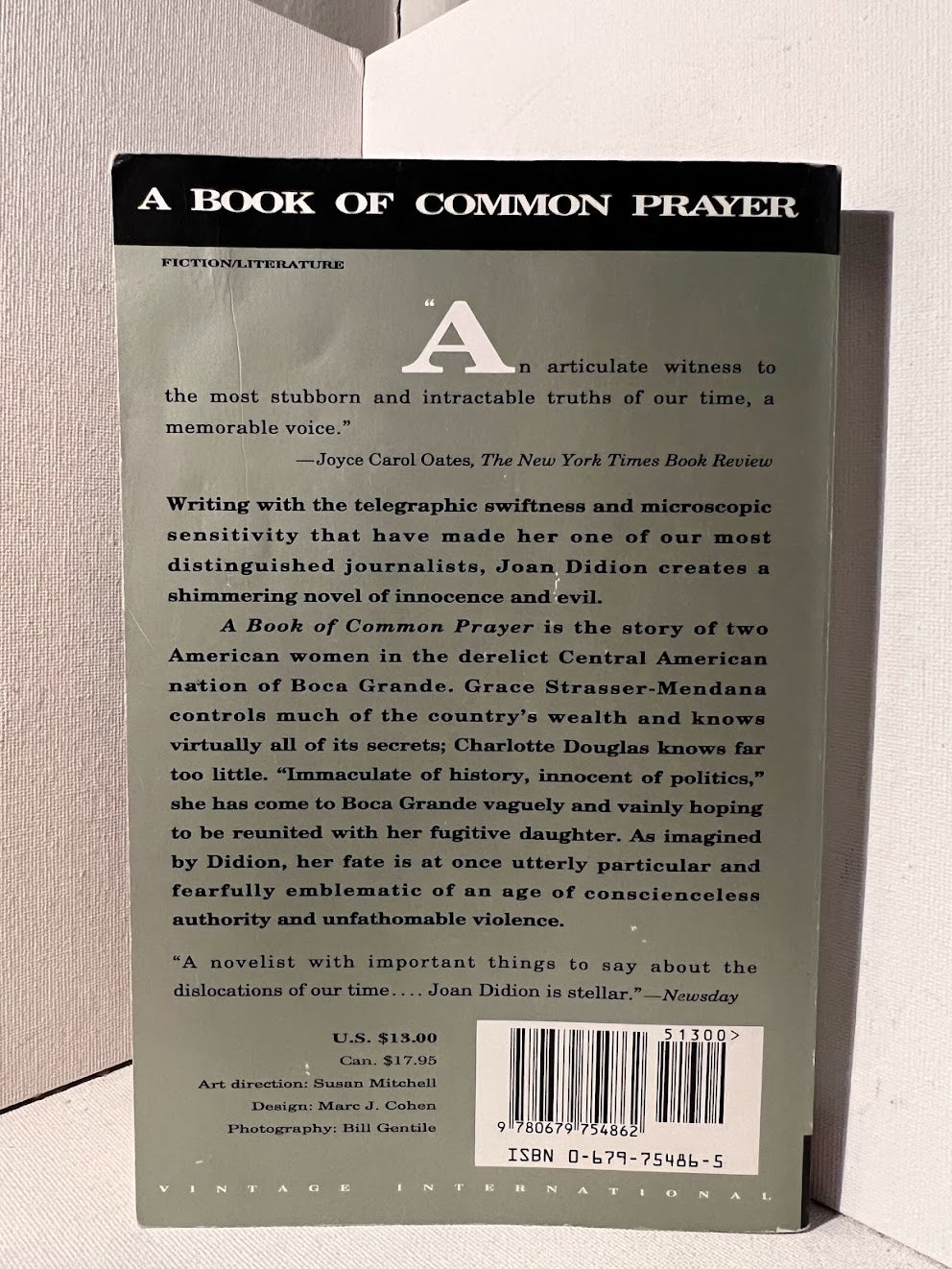 A Book of Common Prayer by Joan Didion