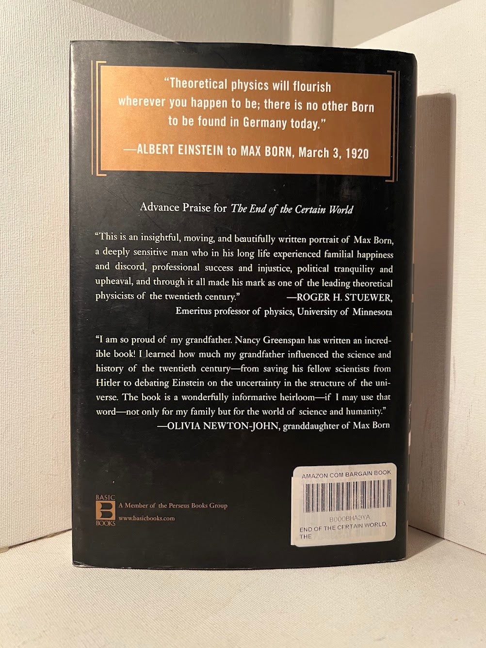 The End of the Certain World: The Life and Science of Max Born by Nancy Thorndike Greenspan