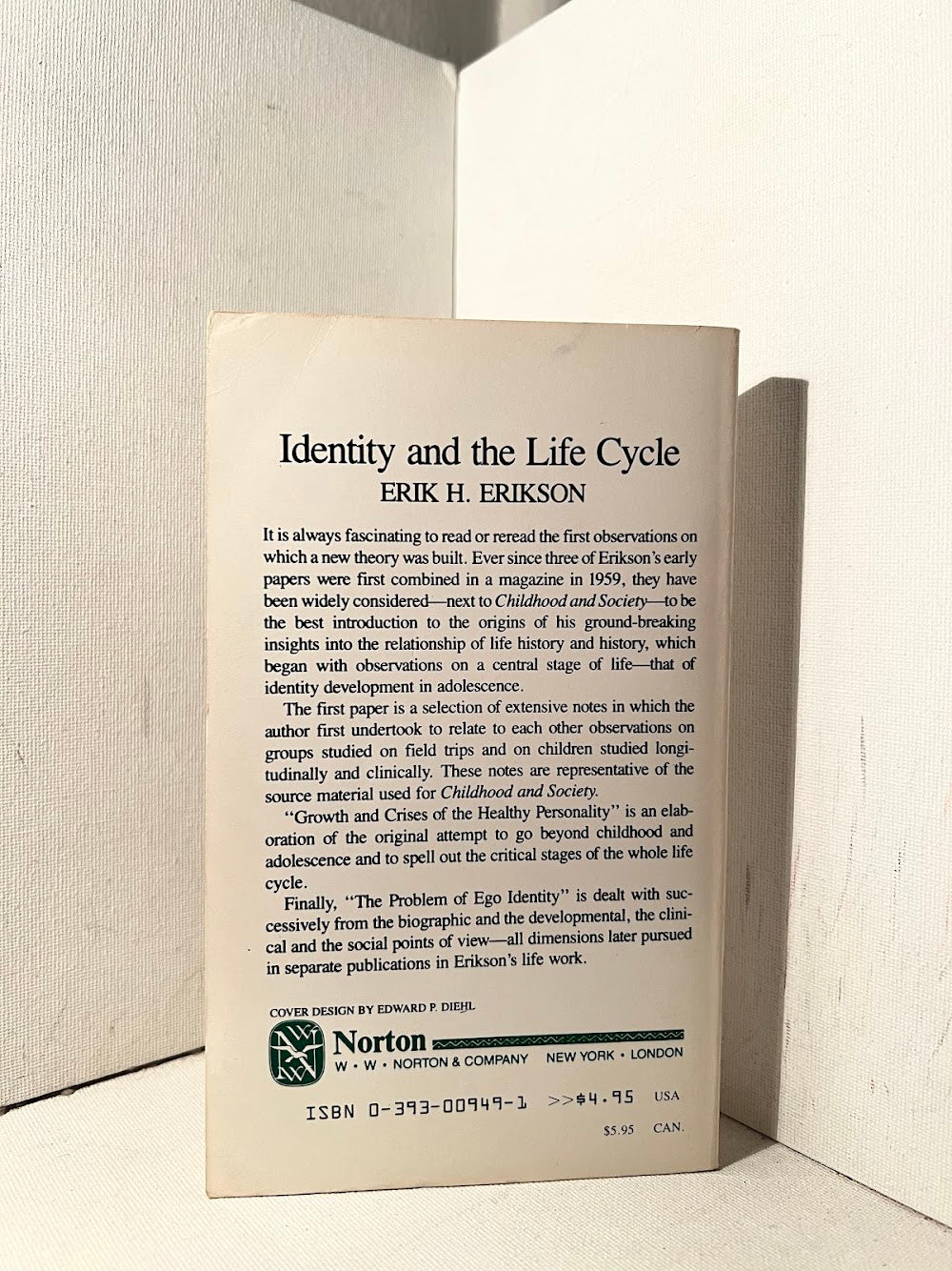 Identity and the Life Cycle by Erik Erikson