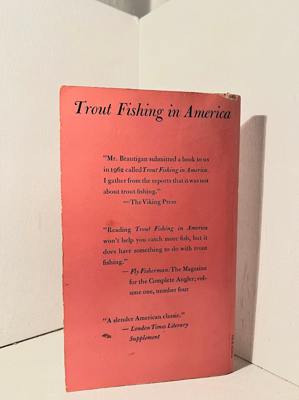 Trout Fishing in America by Richard Brautigan