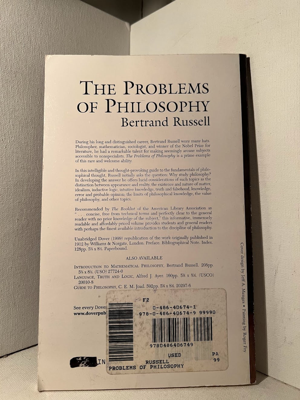 The Problems of Philosophy by Bertrand Russell