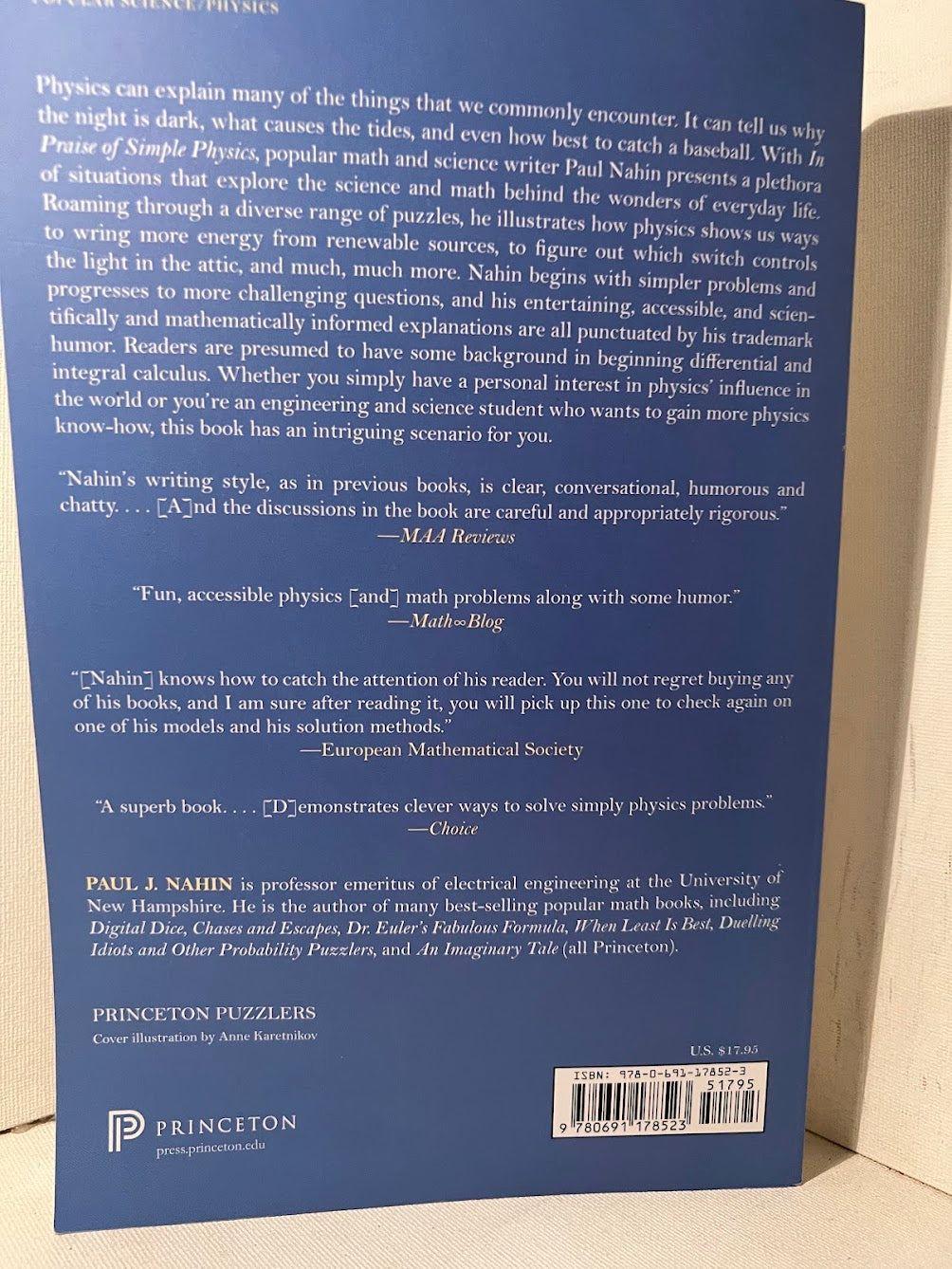 In Praise of Simple Physics by Paul J. Nahin