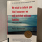 We Wish to Inform You That Tomorrow We Will Be Killed with Our Families by Philip Gourevitch