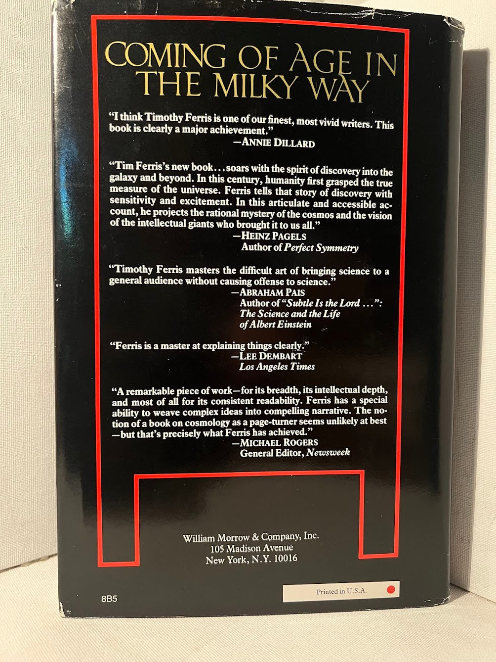 Coming of Age in the Milky Way by Timothy Ferris