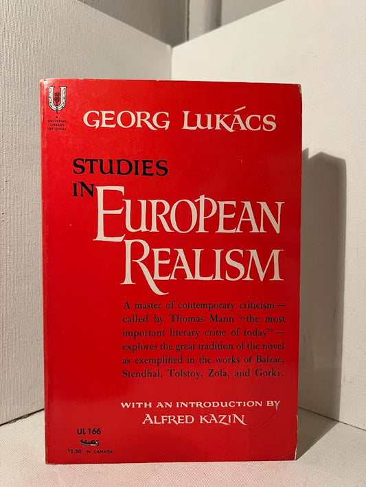 Studies in European Realism by George Lukacs