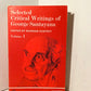 Selected Critical Writings of George Santayana