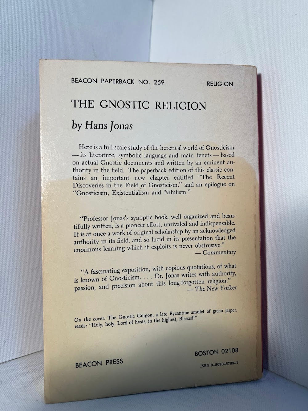 The Gnostic Religion by Hans Jonas