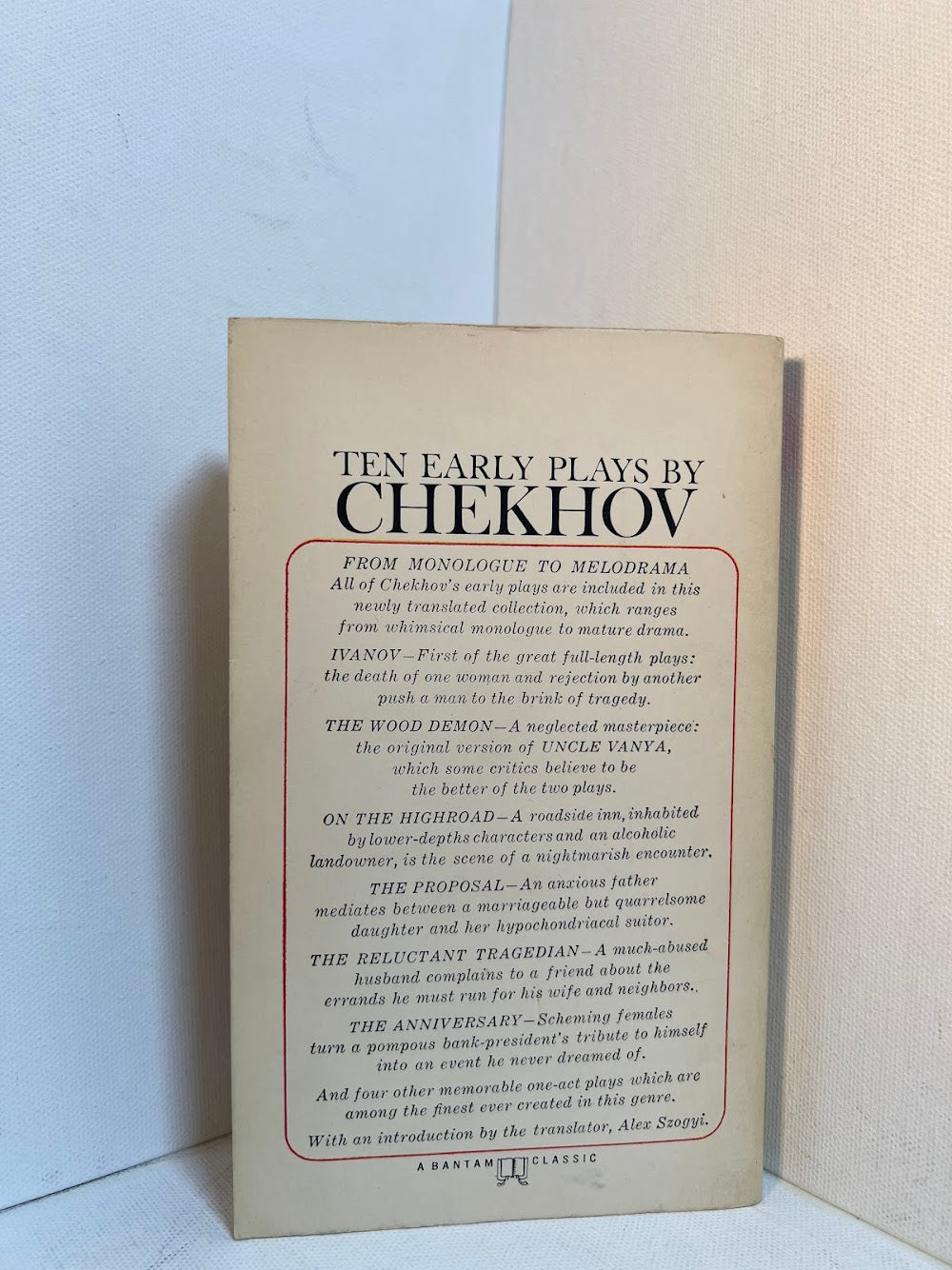 Ten Early Plays of Chekhov