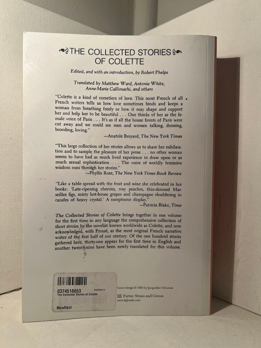 The Collected Stories of Colette