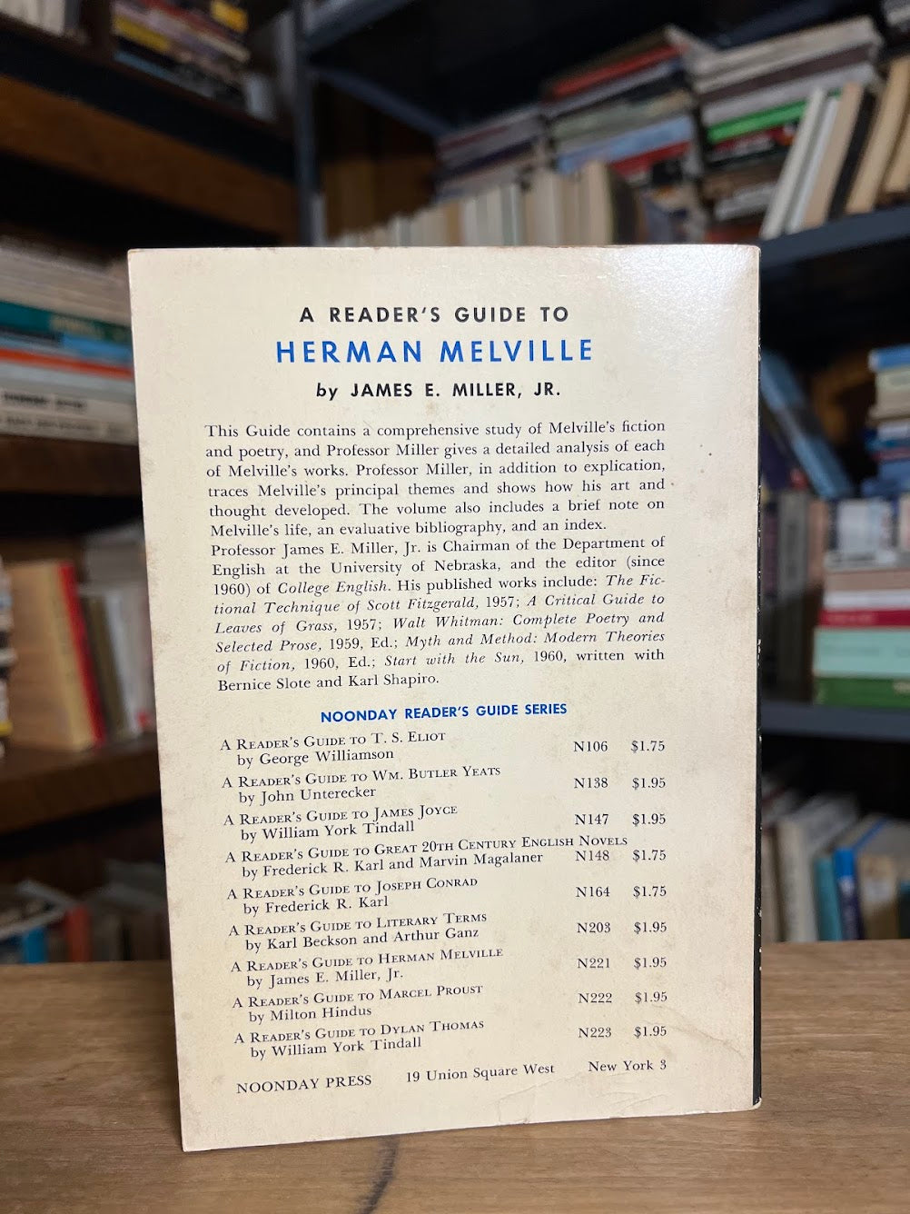 A Reader's Guide to Herman Melville by James E. Miller Jr.