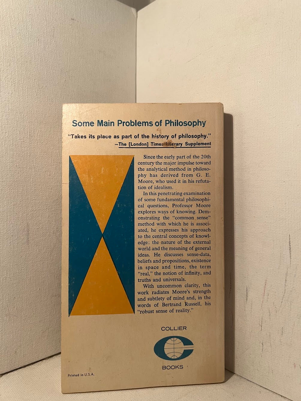 Some Main Problems of Philosophy by G.E. Moore