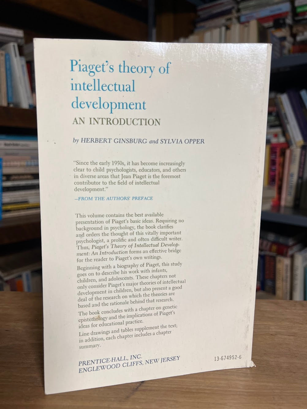 Piaget's Intellectual Development: An Introduction