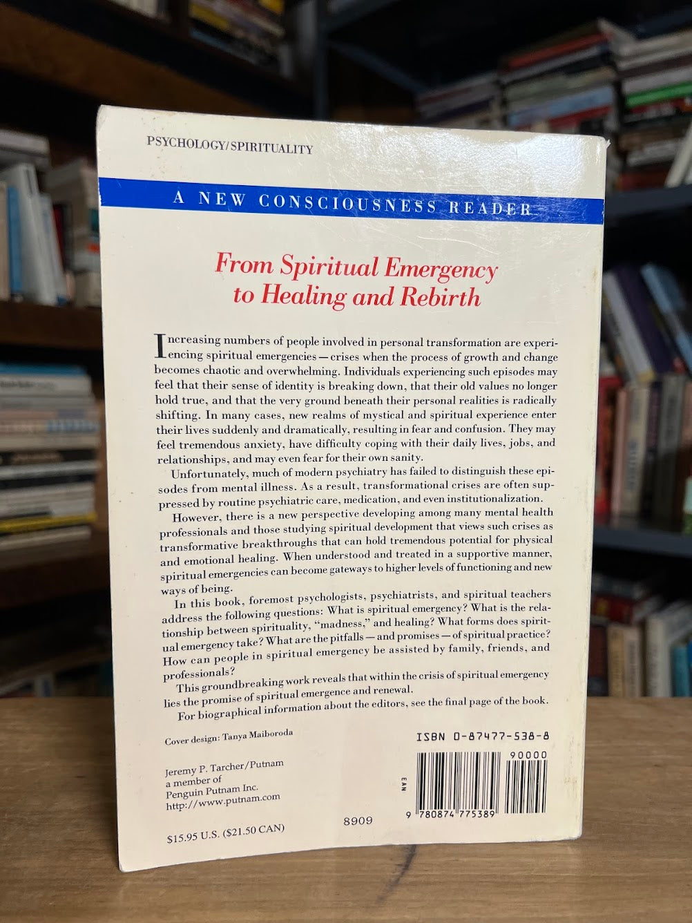 Spiritual Emergency edited by Stanislav Grof and Christina Grof