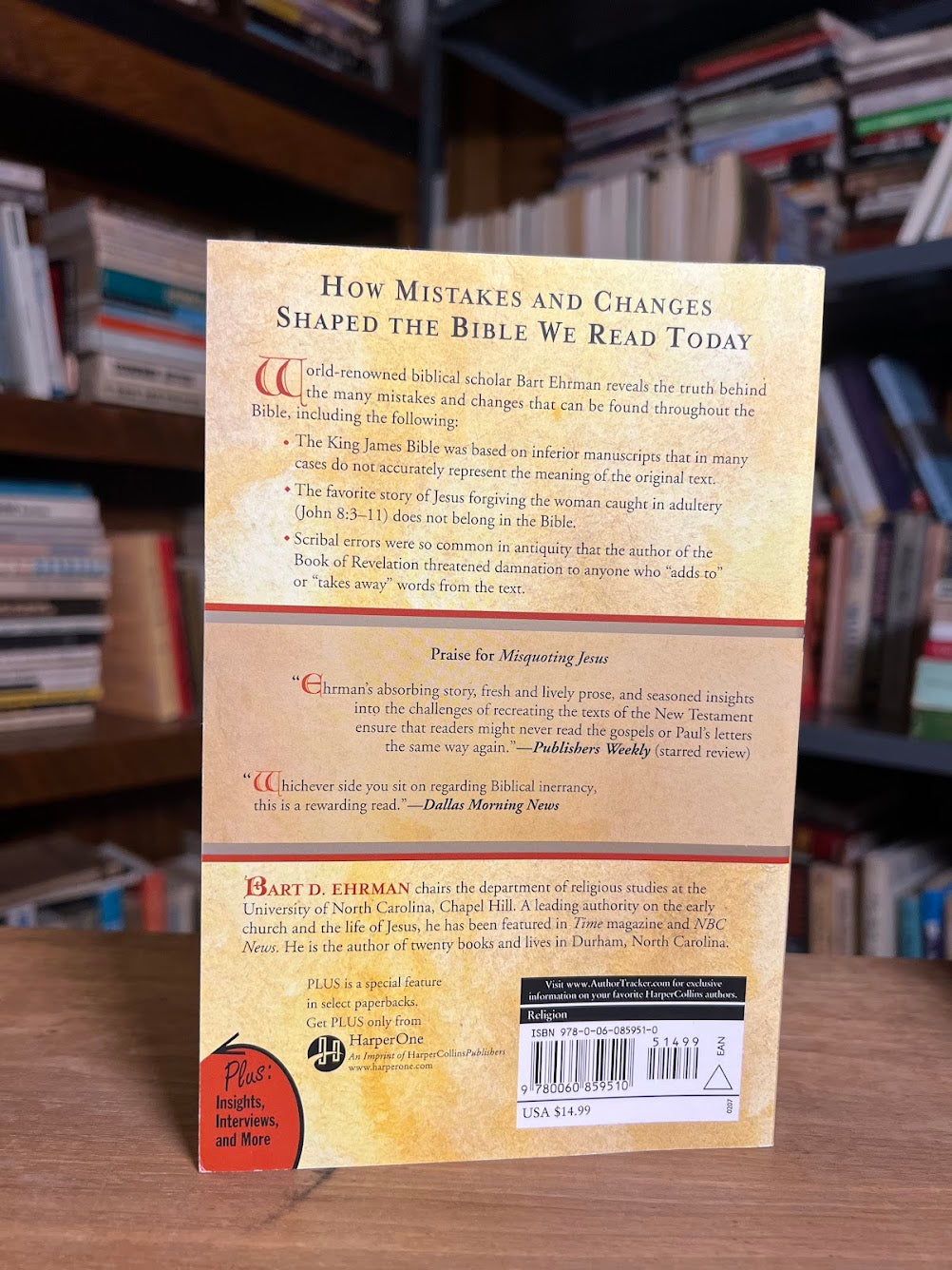 Misquoting Jesus by Bart D. Ehrman