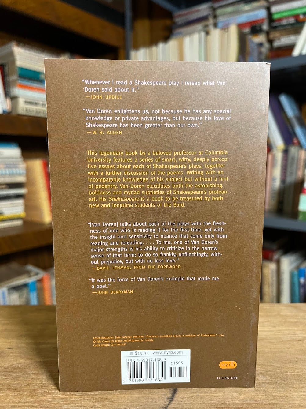 Shakespeare by Mark Van Doren