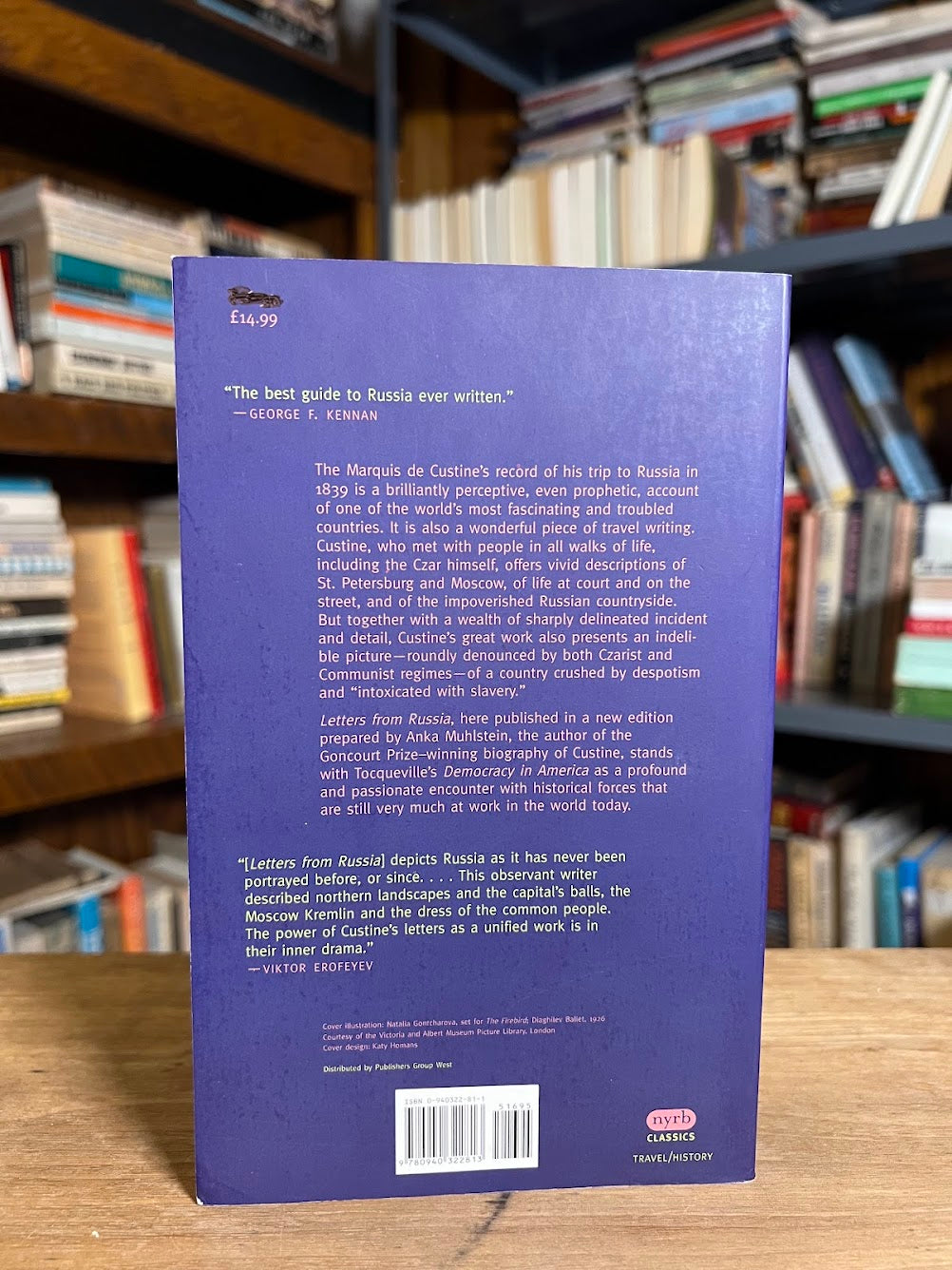 Letters from Russia by Astolphe de Custine