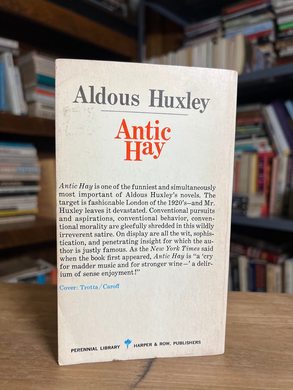 Antic Hay by Aldous Huxley