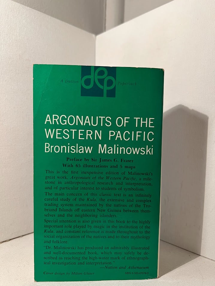 Argonauts of the Western Pacific by Bronislaw Malinowski