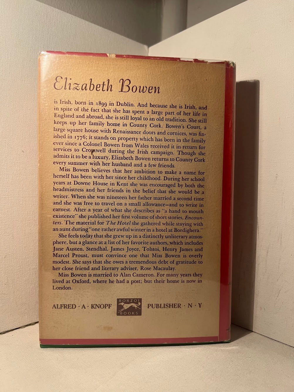 Bowen's Court by Elizabeth Bowen