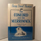 The Concord and the Merrimack by Henry David Thoreau