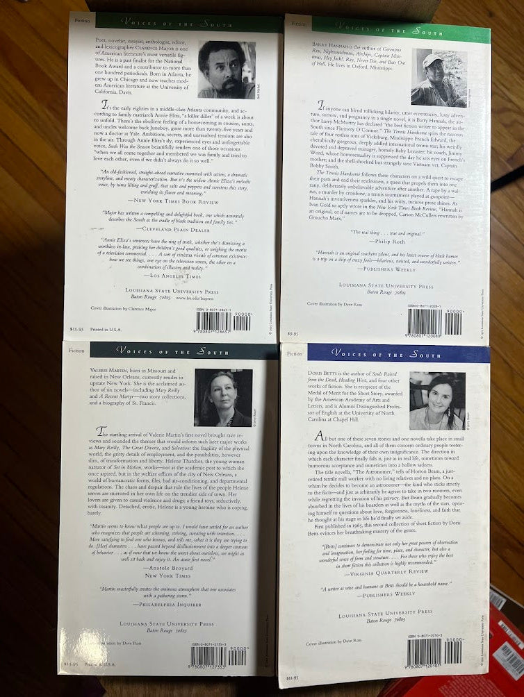 4 Novels from LSU Press (The Novels of the South)