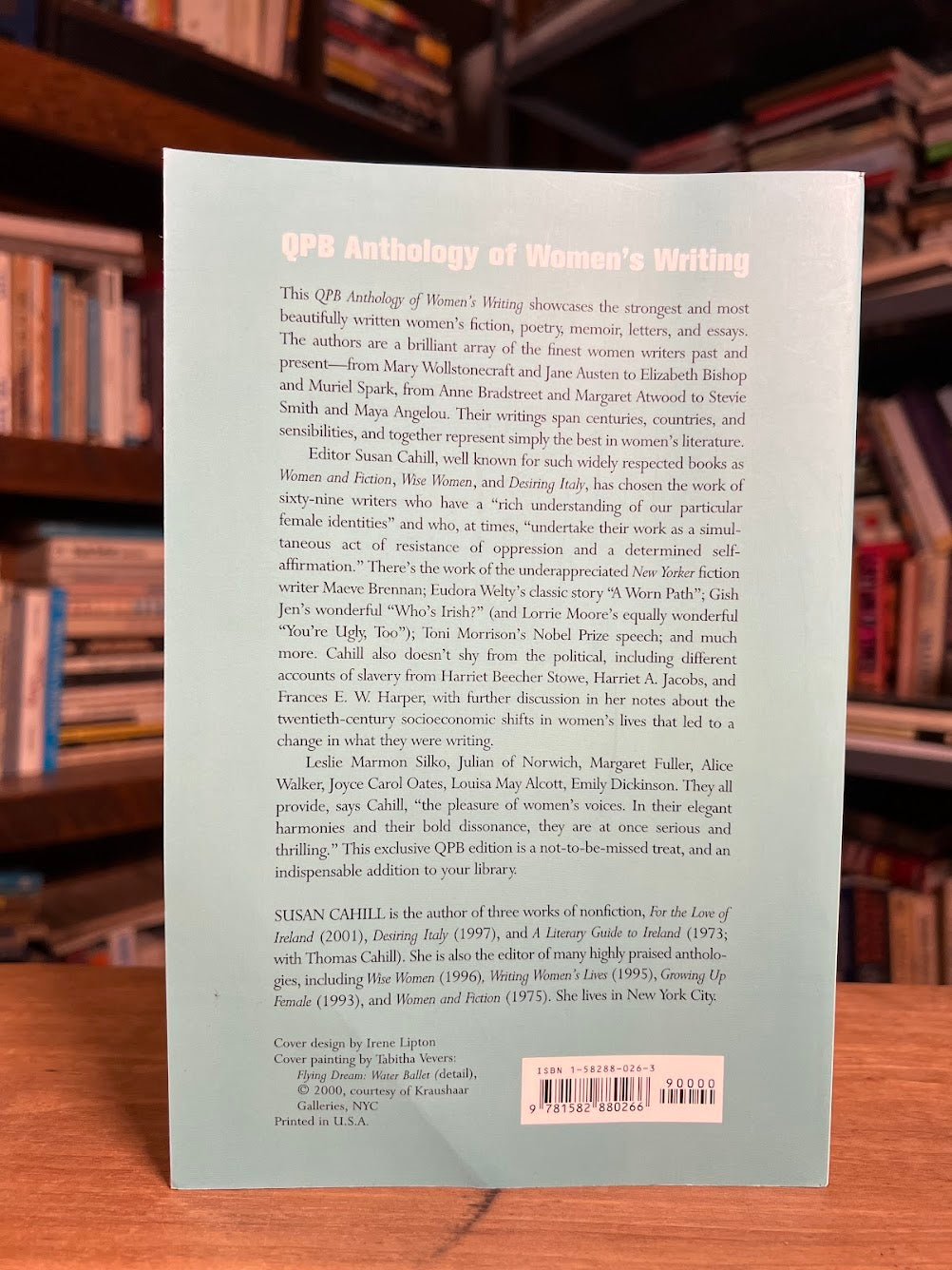 QPB Anthology of Women's Writing edited by Susan Cahill