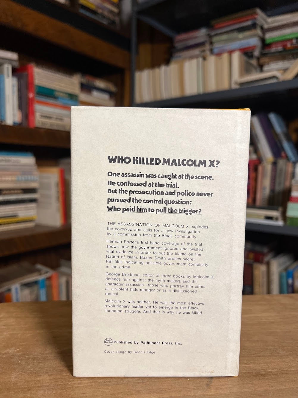 The Assassination of Malcolm X by George Breitman, Herman Porter, and Baxter Smith