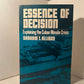 Essence of Decision - Explaining the Cuban Missile Crisis by Graham T. Allison